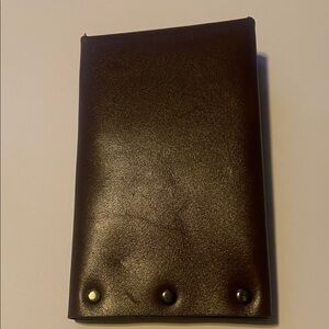 Men's Leather Wallet Card Holder - Brown